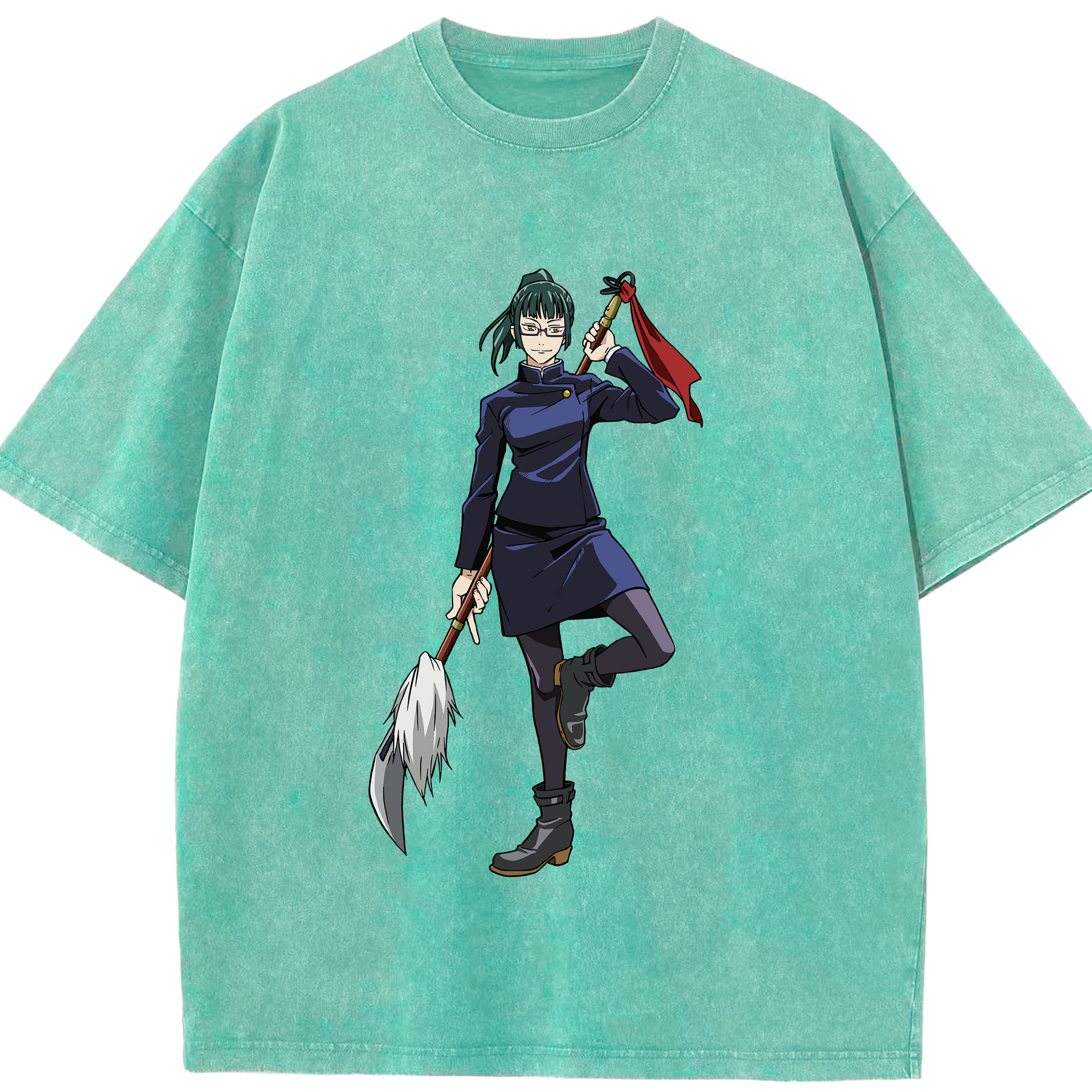 （画像用） 呪術廻戦 Jujutsu Kaisen 綿100% ヴィンテージ風 半袖Tシャツ（フロントプリント）